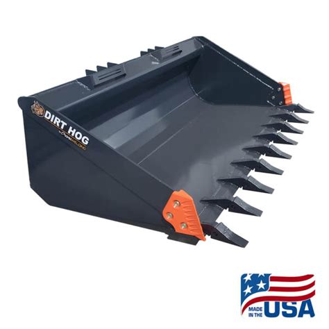 tooth buckets skid steer|severe duty skid steer bucket.